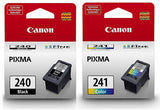 Canon PG-240 Black and CL-241 Color Ink Cartridges 2-Pack