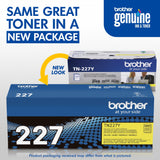 Brother TN227 4 Pack (CMYK) Toner Set (TN227BK, TN227C, TN227M, TN227Y) OEM Genuine