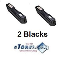 Two Black Compatible Toner For Ricoh SP C250DN Ricoh SP C250SF Ricoh SP C261SF Toner (2x407539C)