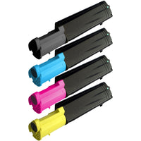 Compatible 4-Pack for Dell 3010cn. High-Yield (Black, Cyan, Magenta, Yellow) (341-3568, 341-3571, 341-3570, 341-3569)