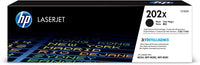 (CF500X) HP 202X Black High Yield (3.2k yield) Genuine Original OEM Toner Cartridge For HP Color LaserJet Pro MFP M281FDW, M254dw, M280nw, M281fdn