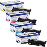 TN431 Genuine Brother OEM 4-Pack Toner Cartridges (Black, Cyan, Yellow, Magenta) for HL-L8260CDW, MFC-L8610CDW, HLL8260CDW, MFCL8610CDW