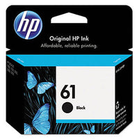 HP Genuine OEM CH561WN (HP61) HP 61 Black Inkjet Cartridge (190 YLD)