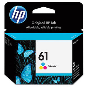 HP Genuine OEM CH562WN (HP61) HP 61 Tri-Color InkJet Cartridge (165 YLD)