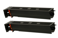 Konica Minolta Bizhub C550, C650 Toner Set Compatible 2-Pack Black (TN-611, TN-411) for Models: C550, C650