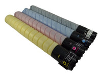 Konica Minolta bizhub C220, C280, C360 Toner Cartridge eToner Compatible Replacement Set (TN-216) 4-Pack (Black, Cyan, Magenta, Yellow) for C220, C280, C360