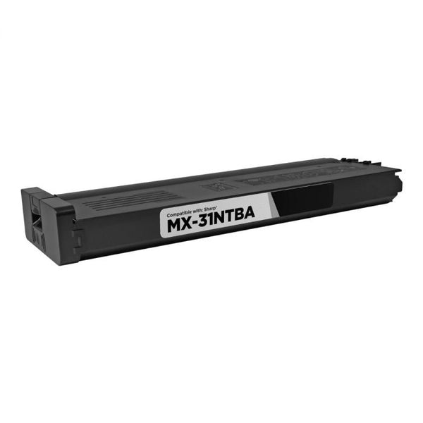 MX-31NTBA Black Compatible toner cartridge for SHARP Models MX-2600N, 3100N ONLY