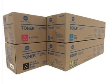 TN711 Toner Set OEM Konica Brand for c654 C654e C754 C754e